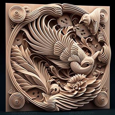 3D model japanese art (STL)